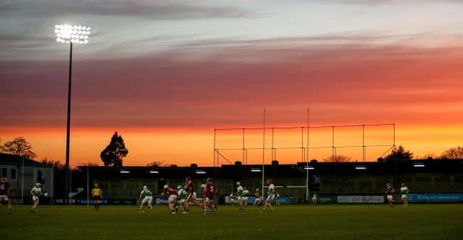 A view of the action at Parnell Park