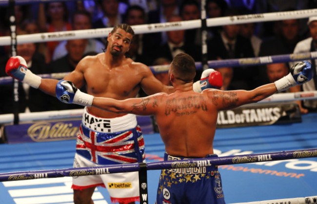 Britain Boxing Bellew Haye