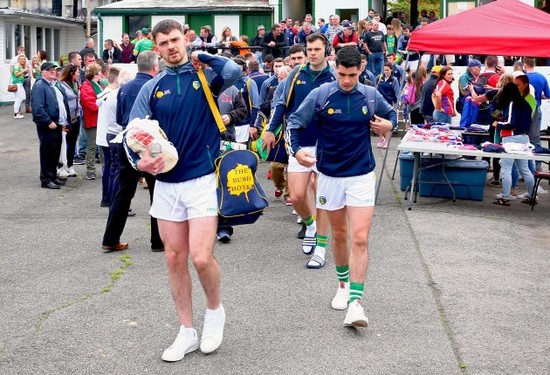 The Leitrim team arrives