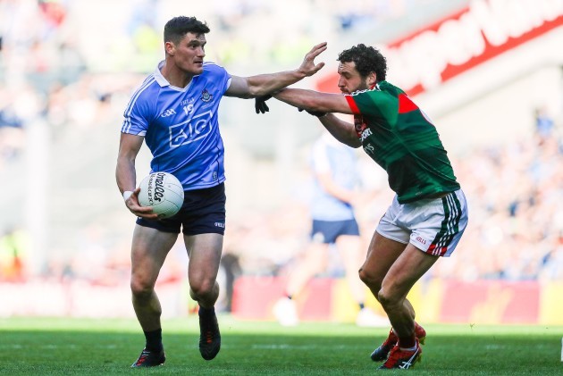 Diarmuid Connolly with Tom Parsons