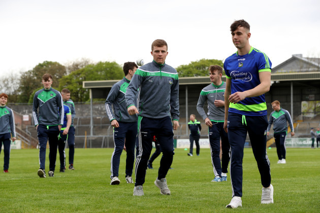 Limerick players before the match