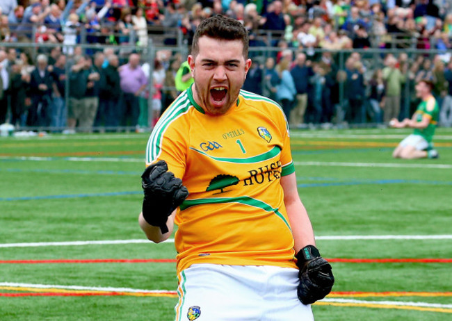 Diarmuid McKiernan celebrates after the game