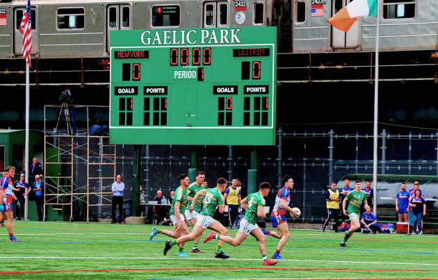A general view of Gaelic Park during the game