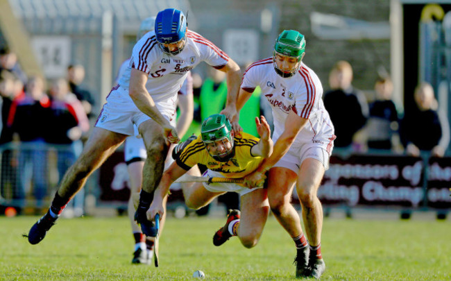 Aidan Nolan with Johnny Coen and Adrian Touhey