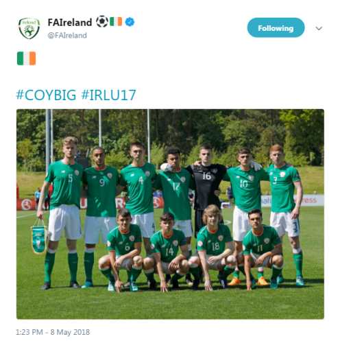 Ireland Denmark U17s