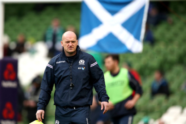 Gregor Townsend before the game