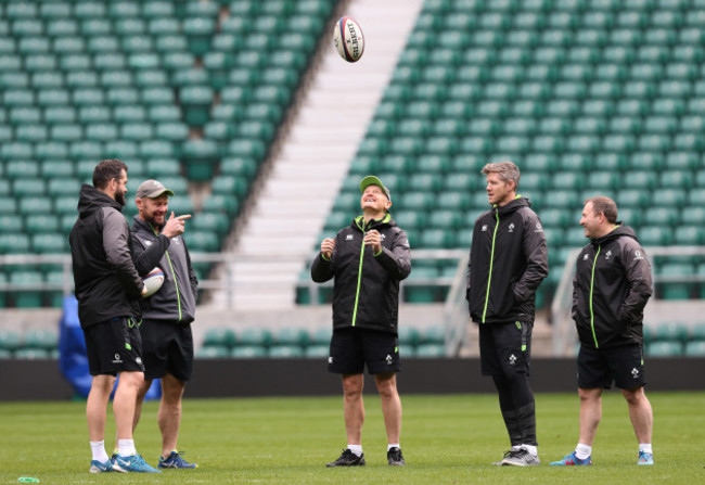 Andy Farrell, Greg Feek, Joe Schmidt, Simon Easterby and Richie Murphy