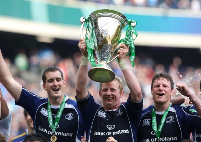 Devin Toner, Leo Cullen and Malcolm O'Kelly