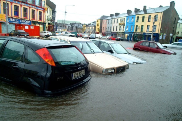 Storms cause flooding in UK and Ireland