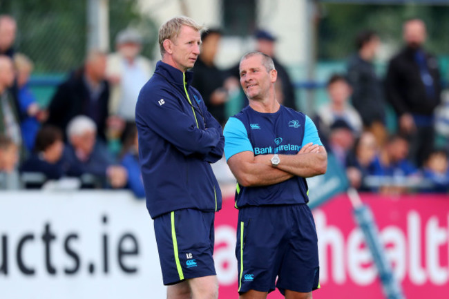 Leo Cullen and Stuart Lancaster