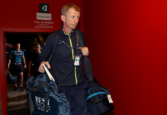 Leo Cullen arrives