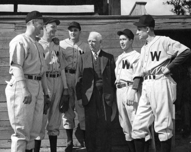 Clark Griffith with Senators Group