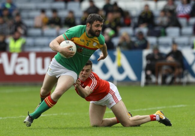 Sean Murphy tackled by Andy McDonnell