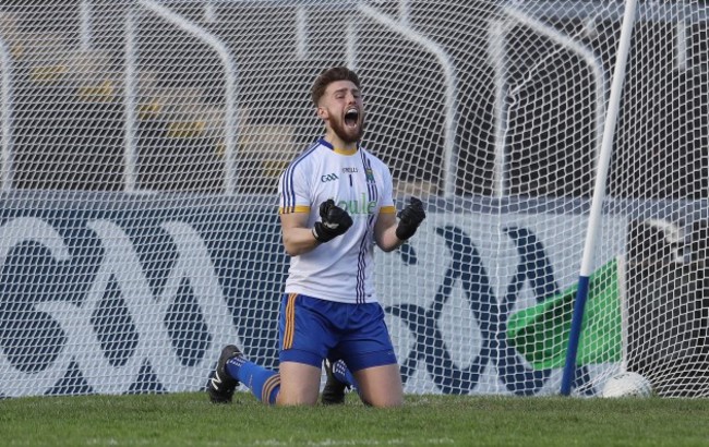 Mark Jackson celebrates at the final whistle