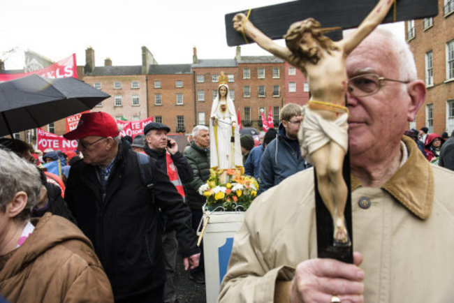 Ireland: Anti-abortion Protest in Dublin