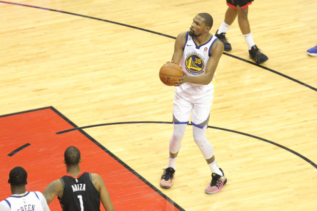 NBA: Playoffs-Golden State Warriors at Houston Rockets