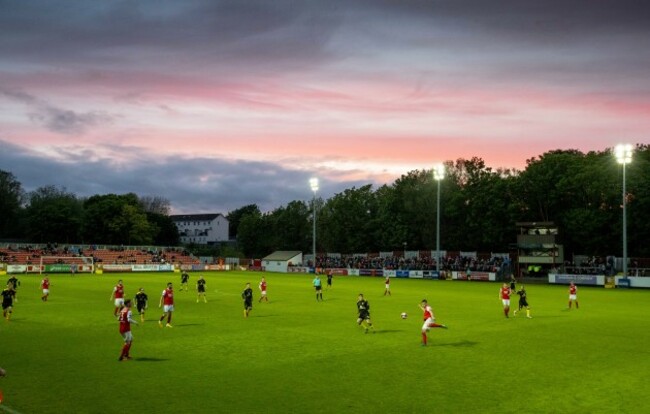 A general view of the game