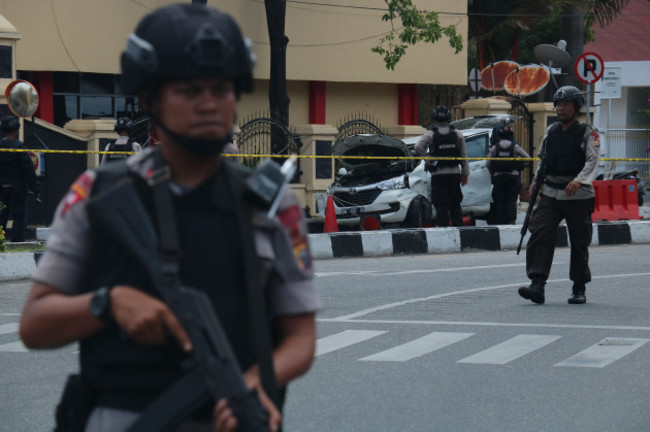 INDONESIA-RIAU-POLICE HEADQUARTER-BOMB ATTACK