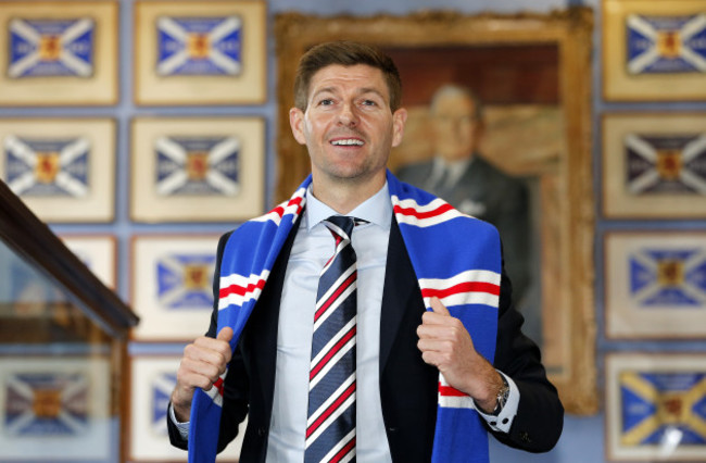 Rangers Press Conference - Ibrox Stadium