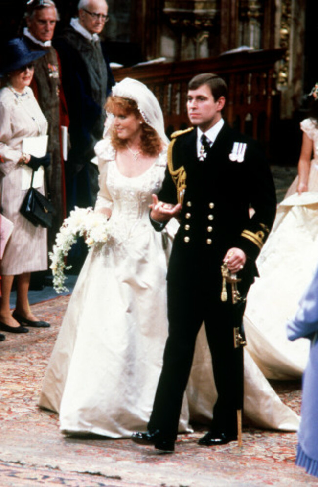 Royalty - Duke and Duchess of York Wedding - Westminster Abbey