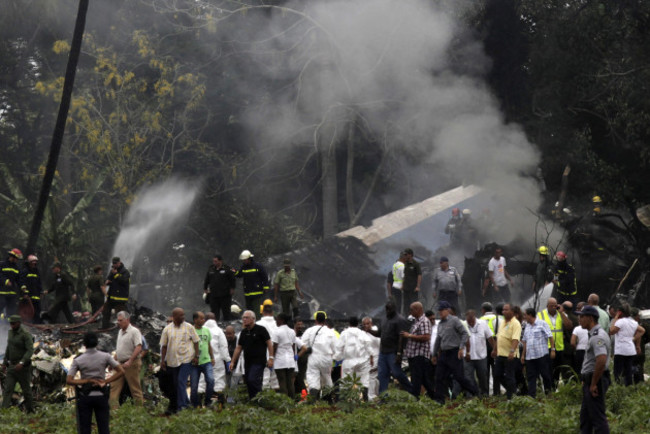 CORRECTION Cuba Plane Crash