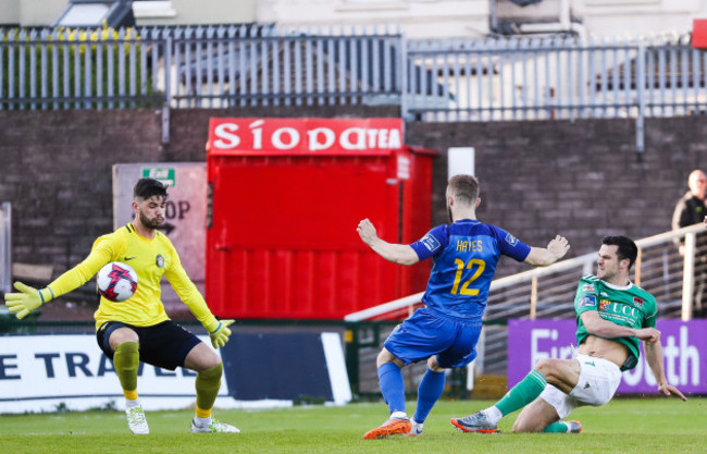 Jimmy Keohane scores a goal