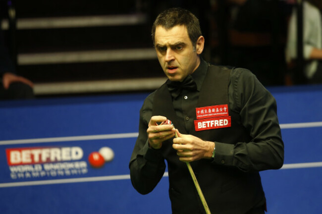 (SP)BRITAIN-SHEFFIELD-SNOOKER-WORLD CHAMPIONSHIP-SECOND ROUND