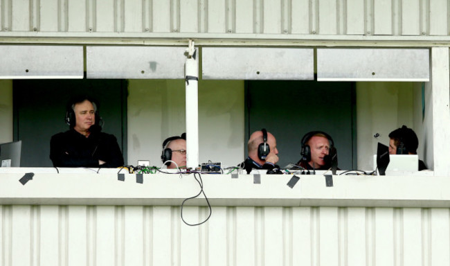 RTE's Tomas Mulcahy, John Mullane and Darren Frehill