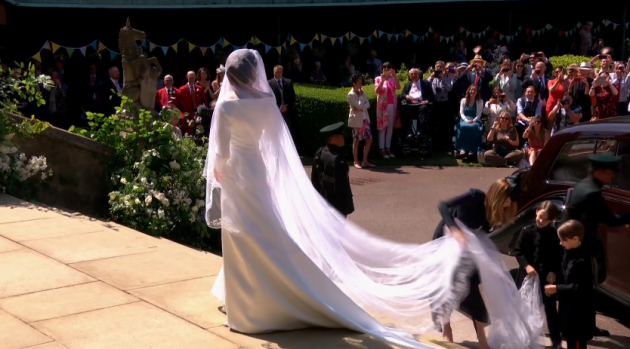 meghan markle wedding train