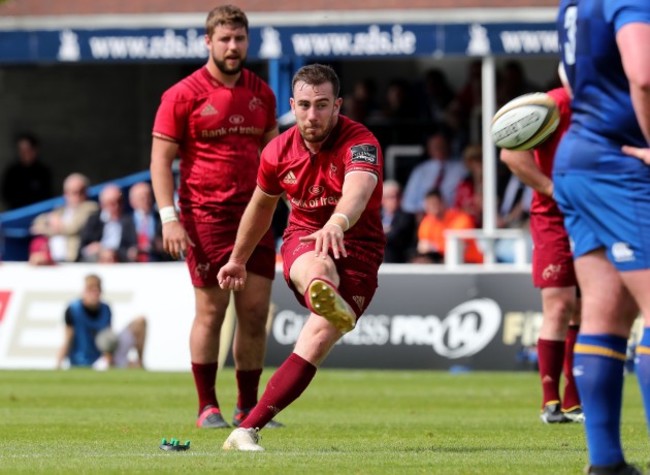 JJ Hanrahan kicks a penalty