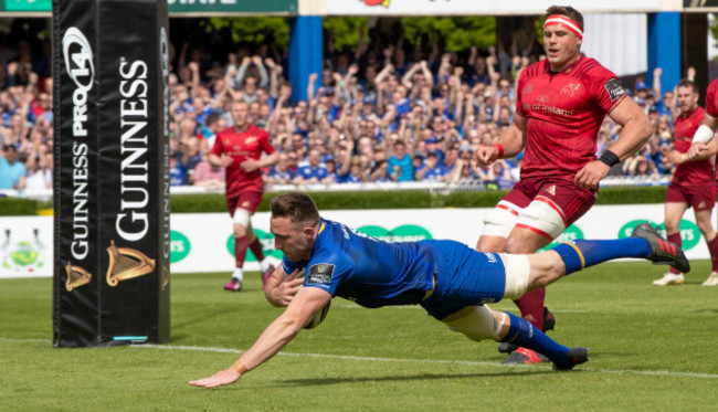 Jack Conan scores the opening try