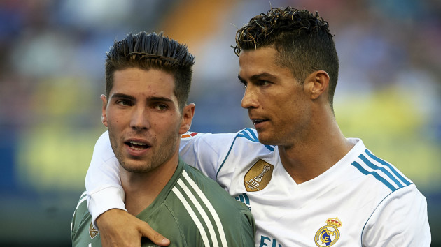 Ronaldo and Luca Zidane