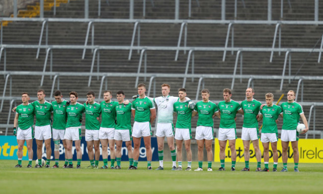 Limerick during the national anthem