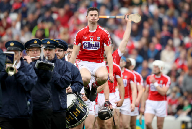 Seamus Harnedy during the pre match parade