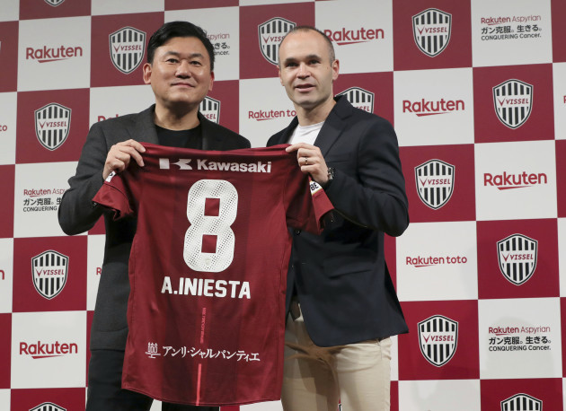 Japan Soccer Andres Iniesta