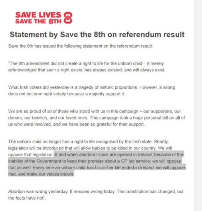 save the 8th statement