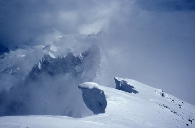 View from summit down south ridge