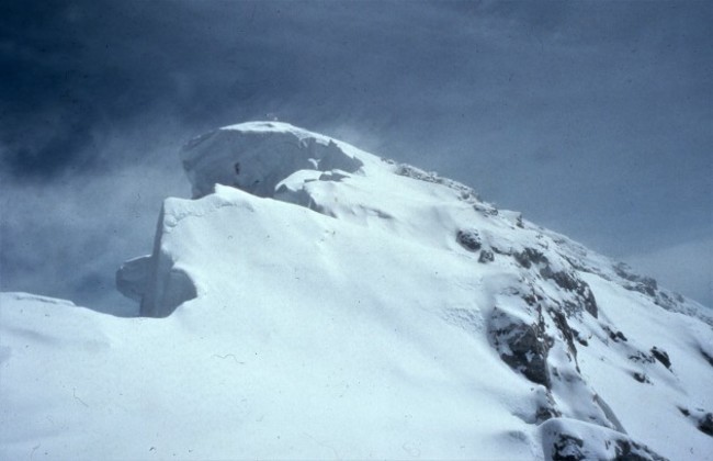 Approaching the summit