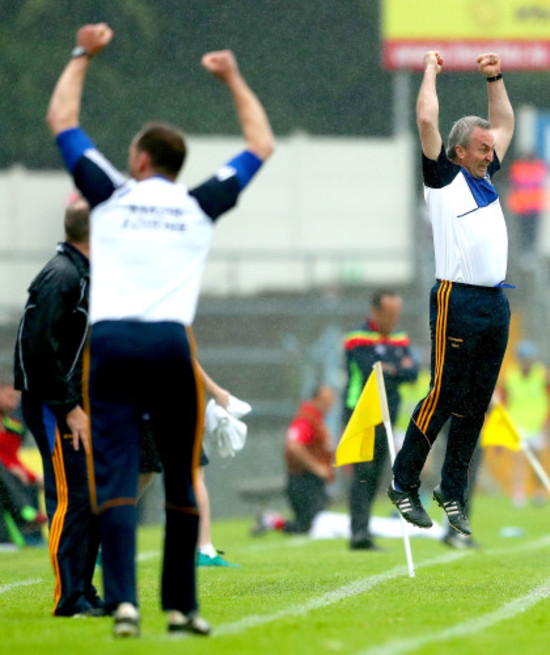 Michael Ryan celebrates after his sides scored a second half goal