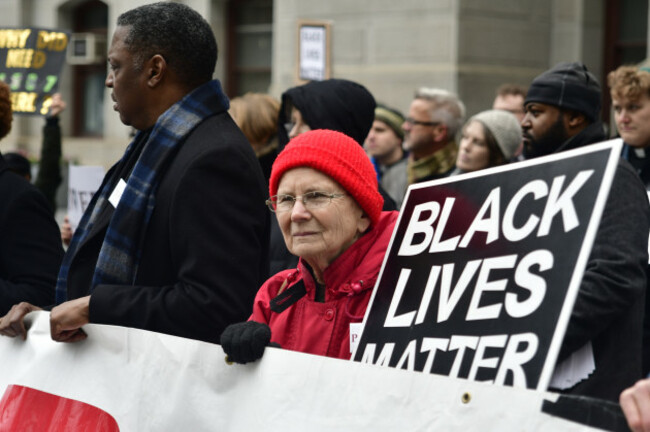 PA: Police Accountabilty Protest in reaction to Starbucks Arrest