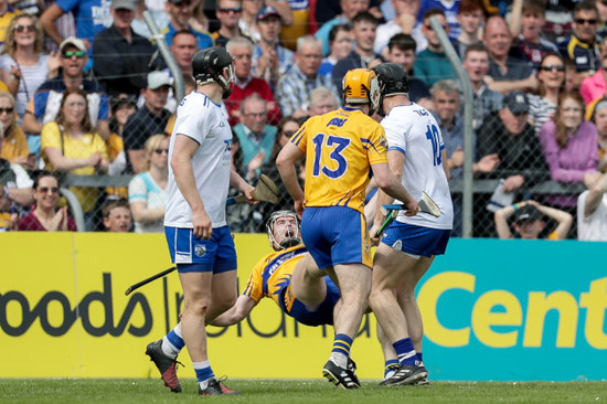 Tempers flare during the match