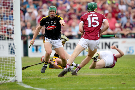 Eoin Murphy concedes a goal which was later disallowed