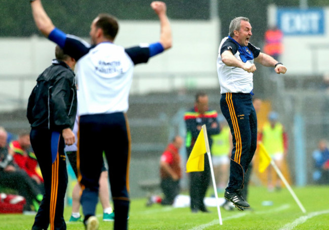 Michael Ryan celebrates after his sides scored a second half goal