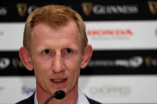 Leo Cullen during the post match press conference