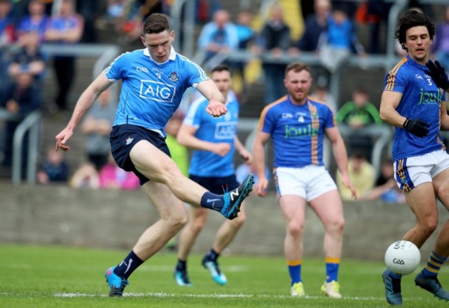 Brian Fenton scores a goal