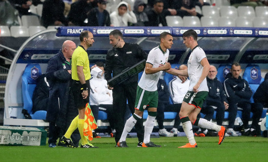 Graham Burke replaces Callum O&rsquo;Dowda to make his full international debut