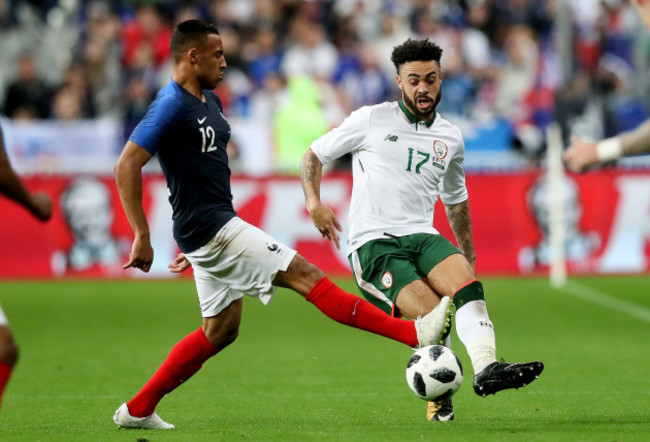 Derrick Williams with Corentin Tolisso