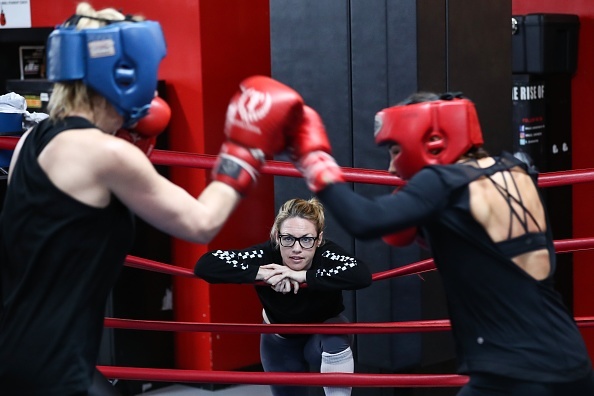 Renowned American professional boxer Heather Hardy