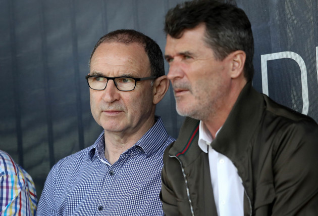 Martin O'Neill and Roy Keane
