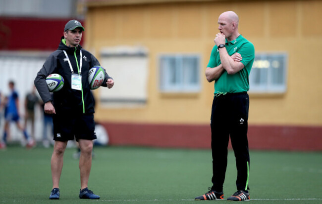 Noel McNamara with Paul O'Connell